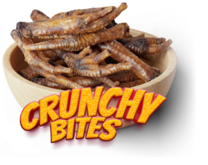 Chicken Feet Crunchy Bites CaninosPlus | Patas de Pollo Naturales para Perros